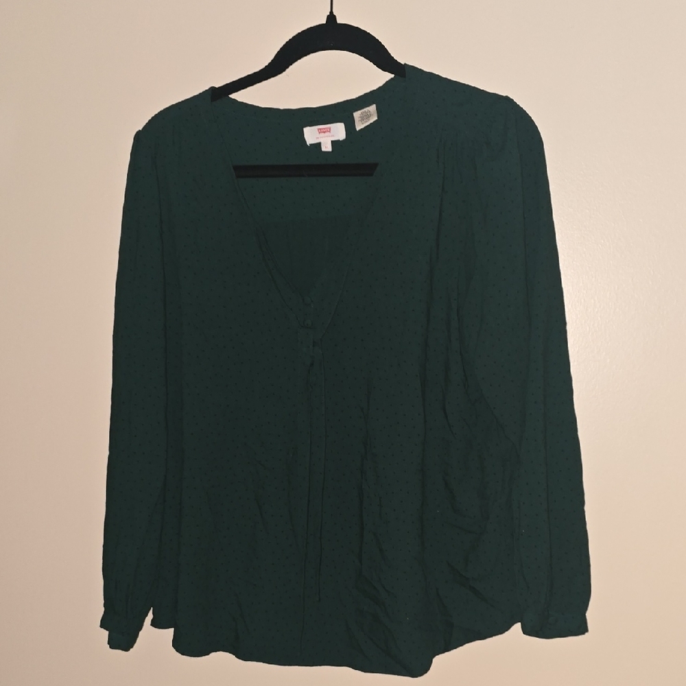 Levi's Deep Green Women's Blouse